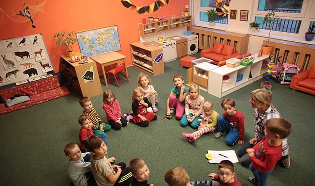 Установка видеонаблюдения в детском саду