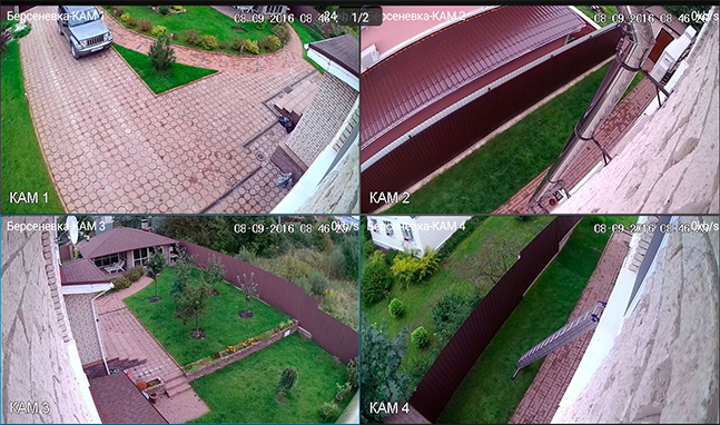 Установка видеонаблюдения по периметру