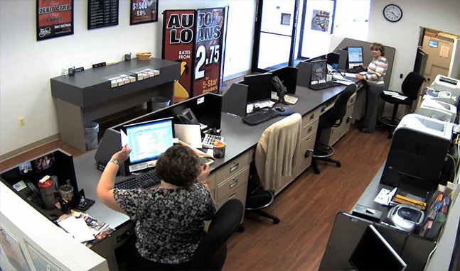 Установка видеонаблюдения в офисе